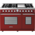 Aragaz Tecnogas P1X66M4VC, 60 cm, gaz, 4 arzatoare, grill, otel inoxidabil