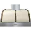 Hota perete Superiore HD36PBTCB DECO 36 ,1 motor, 900 m3/h, control electronic crem mat cu finisaje bronz