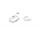 Aragaz Tecnogas P1X66M4VC, 60 cm, gaz, 4 arzatoare, grill, otel inoxidabil