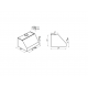 Hota perete Superiore HP301BSS PRO LINE 30 , 1 motor, 600 m3/h, control electronic, inox