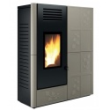 Sobă Caminetti Montegrappa FOLIA AW18 EVO, cu granule pentru incalzirea apei 18 kw