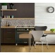 Aragaz Lofra Dolcevita RNMG96MFT/CI, 90x60 cm, gaz, 5 arzatoare, grill, aprindere electronica, timer, negru