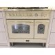 Aragaz Lofra Dolcevita RBID96MFTE/CI, 90x60cm, gaz, 5 arzatoare, grill, rotisor, timer, cuptor dublu, crem