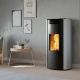 Sobă SMART Caminetti Montegrappa BOMA EVO NPS7 EVO cu peleți cu aer cald, cu ventilație smart 7 kw