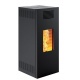 Sobă Caminetti Montegrappa NOIR M MW14 cu granule pentru încălzirea apei, ermetice și ventilate de 14 kw - Sobă Caminetti Montegrappa NOIR M MW14 cu granule pentru încălzirea apei, ermetice și ventilate de 14 kw -