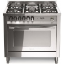 Aragaz Lofra Rainbow PLG96MFT/C, 90x60cm, 5 arzatoare gaz, grill electric, timer, aprindere electronica, inox