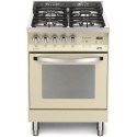 Aragaz Lofra Rainbow PBI66MFT/C, gaz, 60x60cm, 4 arzatoare, grill electric, timer, aprindere electronica, crem