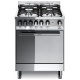Aragaz Lofra Maxima M66MF/C, 60x60 cm, gaz, 4 arzatoare, grill electric, timer, aprindere electronica, inox