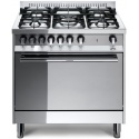Aragaz Lofra Maxima MG86MF/C, 80x60 cm, gaz, 5 arzatoare, grill electric, timer, aprindere electronica, inox