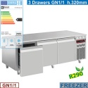 Masa rece Diamond N77/R212G-R2,2 sertare GN 1/1-200 mm