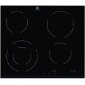Plita incorporabila Domino Electrolux EHF3920BOK, Vitroceramica, 2 zone gatit, 30 cm, Sticla neagra