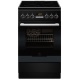 Aragaz electric Electrolux EKC54552OK, 4 Arzatoare vitroceramice, Cuptor electric, Grill, Curatare catalitica, 50 cm, Negru