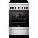 Aragaz mixt Electrolux EKC52550OX, 4 Arzatoare vitroceramice, Cuptor electric, Grill, Clasa A-10%, 50 cm, Inox