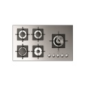 Aragaz Tecnogas P1X66M4VC, 60 cm, gaz, 4 arzatoare, grill, otel inoxidabil