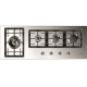 Plita incorporabila Fulgor Milano, QH 1124 G WK X, 112 cm, plita gaz, 4 arzatoare, sistem Stop-Gaz, butoane otel, sticla inox Plita incorporabila Fulgor Milano, QH 1124 G WK X, 112 cm, plita gaz, 4 arzatoare, sistem Stop-Gaz, butoane otel, sticla inox