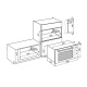 Aragaz Lofra RBI66MFT/CI, 60x60 cm, gaz, 4 arzatoare, grill, aprindere electronica, timer, crem