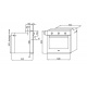 Aragaz Lofra RBI66MFT/CI, 60x60 cm, gaz, 4 arzatoare, grill, aprindere electronica, timer, crem