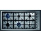 Plita incorporabila Foster Milano 7649000, instalare Q4, gaz, 108cm, 6 arzatoare, aprindere electrica, siguranta gaz, inox