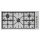 Plita incorporabila Foster Milano 7636000, instalare FT/FTS, gaz, 108cm, 5 arzatoare, aprindere electrica, siguranta gaz, inox
