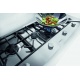 Plita incorporabila Foster Milano 7650000, instalare Q4, gaz, 108cm, 4 arzatoare, aprindere electrica, siguranta gaz, inox