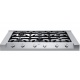 Aragaz Tecnogas P1X66M4VC, 60 cm, gaz, 4 arzatoare, grill, otel inoxidabil