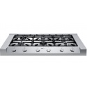 Aragaz Tecnogas P1X66M4VC, 60 cm, gaz, 4 arzatoare, grill, otel inoxidabil