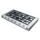 Aragaz Tecnogas P1X66M4VC, 60 cm, gaz, 4 arzatoare, grill, otel inoxidabil