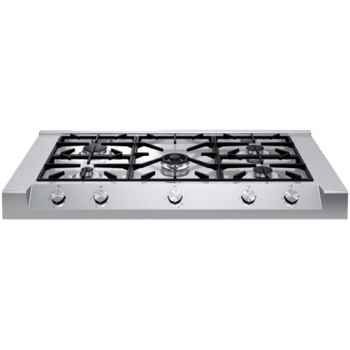 Aragaz Tecnogas P1X66M4VC, 60 cm, gaz, 4 arzatoare, grill, otel inoxidabil