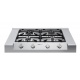 Aragaz Tecnogas P1X66M4VC, 60 cm, gaz, 4 arzatoare, grill, otel inoxidabil