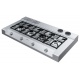 Aragaz Tecnogas P1X66M4VC, 60 cm, gaz, 4 arzatoare, grill, otel inoxidabil