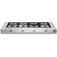 Aragaz Tecnogas P1X66M4VC, 60 cm, gaz, 4 arzatoare, grill, otel inoxidabil