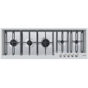 Plita incorporabila Foster GK 7628032, instalare SF gaz, 129.4cm, 5 arzatoare, aprindere electrica, siguranta gaz, inox