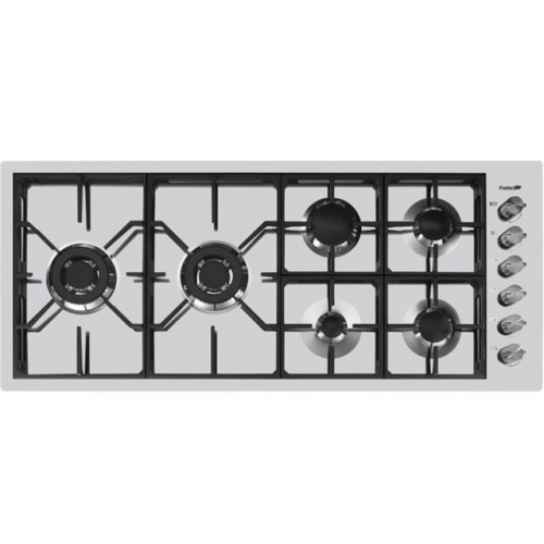 Plita incorporabila Foster S4000 7272032, instalare Q4, gaz, 122 cm, 6 arzatoare, aprindere electrica, siguranta gaz, inox