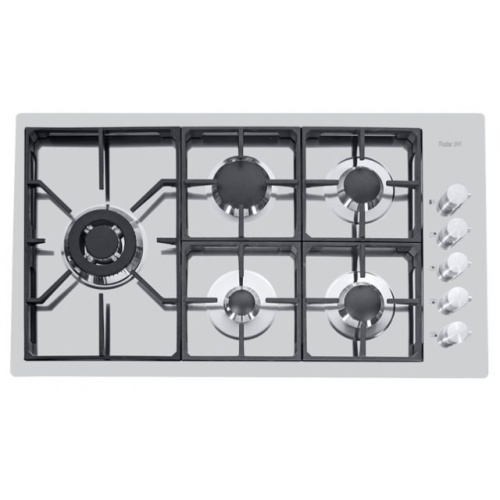 Plita incorporabila Foster S4000 7252032, instalare Q4, gaz, 92 cm, 5 arzatoare, aprindere electrica, siguranta gaz, inox