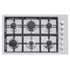 Plita incorporabila Foster S4000 7253032, instalare Q4, gaz, 85 cm, 6 arzatoare, aprindere electrica, siguranta gaz, inox
