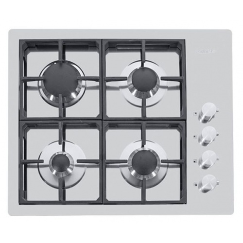 Plita incorporabila Foster S4000 7251032, instalare Q4, gaz, 62 cm, 4 arzatoare, aprindere electrica, siguranta gaz, inox