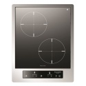Plita incorporabila Fulgor Milano, CH 402 ID TC X, 40 cm, plita inductie, 2 zone gatit, timmer, sticla neagra