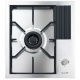 Aragaz Tecnogas P1X66M4VC, 60 cm, gaz, 4 arzatoare, grill, otel inoxidabil