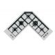 Plita incorporabila Foster 7235042, instalare SF, gaz, 2x 97.2 cm, 4 arzatoare, aprindere electrica, siguranta gaz, inox Plita incorporabila Foster 7235042, instalare SF, gaz, 2x 97.2 cm, 4 arzatoare, aprindere electrica, siguranta gaz, inox