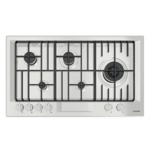 Plita incorporabila Foster FL 7201032, instalare STD, gaz, 86cm , 5 arzatoare, aprindere electrica, siguranta gaz, inox