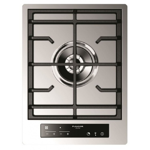 Plita incorporabila Fulgor Milano, CPH 401 GDWK TC X, 40 cm, plita gaz, 1 arzator, sistem Stop-Gaz, touch control, inox