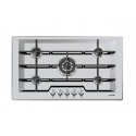 Aragaz Tecnogas P1X66M4VC, 60 cm, gaz, 4 arzatoare, grill, otel inoxidabil