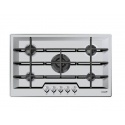 Aragaz Tecnogas P1X66M4VC, 60 cm, gaz, 4 arzatoare, grill, otel inoxidabil