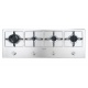 Plita incorporabila Foster KE Line 7606032, instalare SF, gaz, 100.5cm , 4 arzatoare, aprindere electrica, siguranta gaz, inox