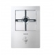 Aragaz Tecnogas P1X66M4VC, 60 cm, gaz, 4 arzatoare, grill, otel inoxidabil