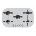 Plita incorporabila Foster Veronika 7367032, instalare FT/FTS, gaz, 77cm, 5 arzatoare, aprindere electrica, siguranta gaz, inox