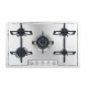 Aragaz Tecnogas P1X66M4VC, 60 cm, gaz, 4 arzatoare, grill, otel inoxidabil
