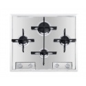Plita incorporabila Foster Veronika 7066052, instalare STD, gaz, 59cm, 4 arzatoare, aprindere electrica, siguranta gaz, inox