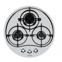 Aragaz Tecnogas P1X66M4VC, 60 cm, gaz, 4 arzatoare, grill, otel inoxidabil