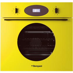 Cuptor incorporabil Bompani Color Me BO249CC/E, electric, multifunctional, 60cm, 54l, Galben